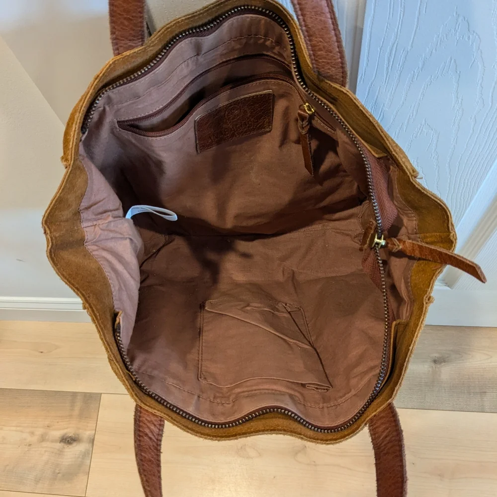 Anabaglish Aurora Suede Tote - Picture 3 of 9